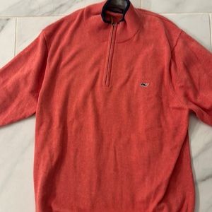 Vineyard Vines cotton sweater. Nantucket red. Large
